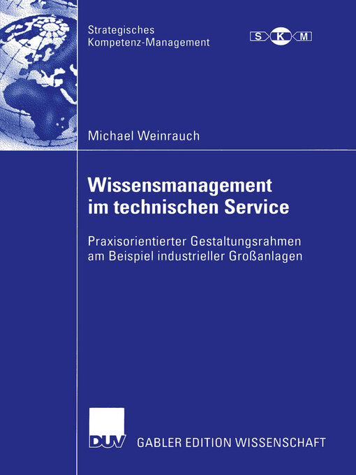 Cover image for Wissensmanagement im technischen Service